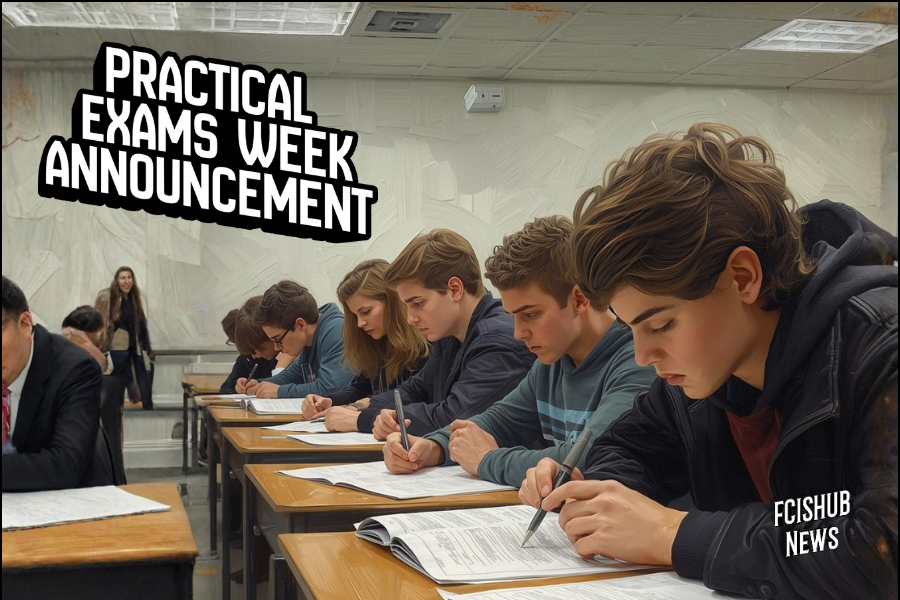Practical Exams Announcement